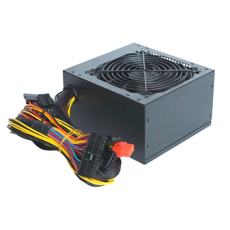 Zzz Gaming PC Power Supply Rated-500W PSU Tambang 24Pin ATX 12V Sumber Modular Penuh