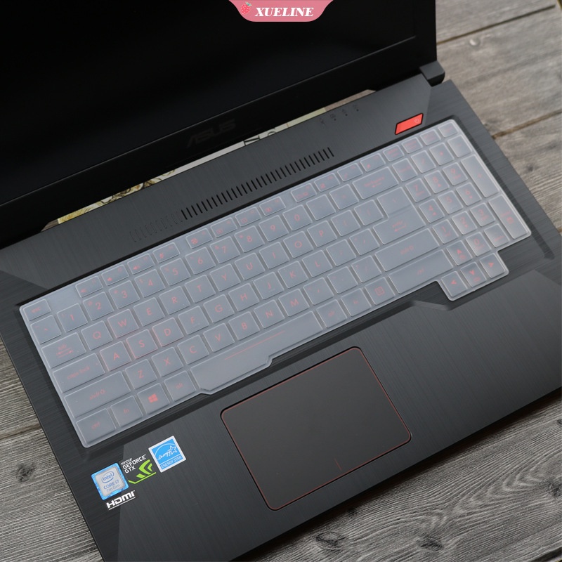 Cover keyboard Silikon Transparan Untuk film Perlindungan keyboard laptop gaming Asus FX503 FX63VD [ZXL]