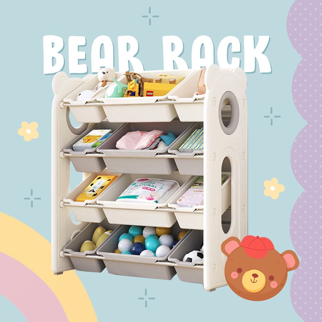 Duo Ladies Bear Rack Serbaguna