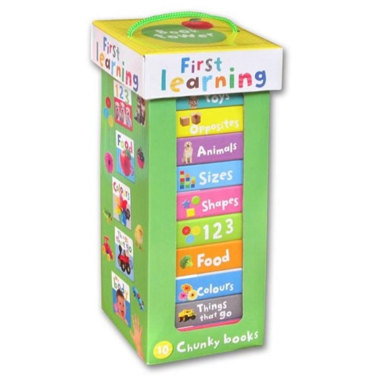 

Y34 Book Tower First Learning. Board book. 10 chunky board books. Buku anak impor PROMO MURAH ↷