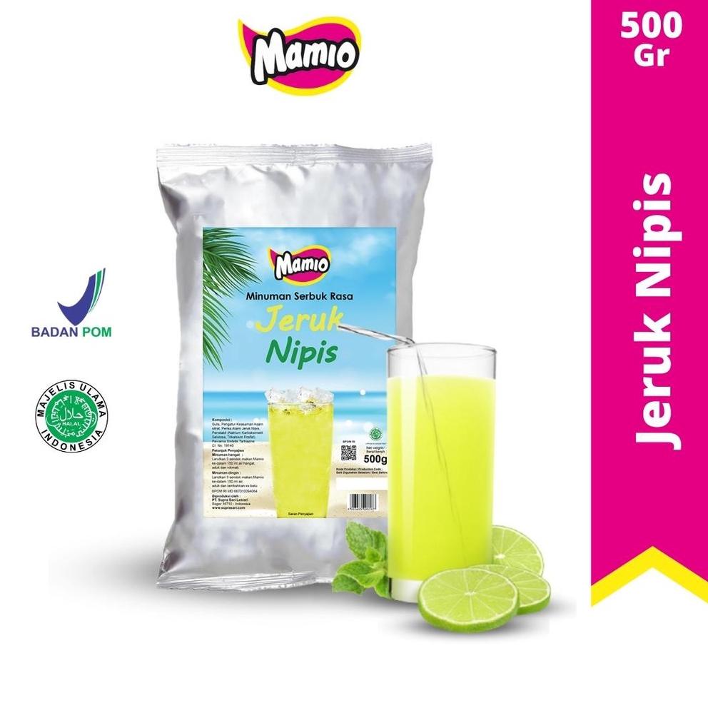 

[ SALE ] Mamio Rasa Jeruk Nipis / Lime Kemasan 500Gr
