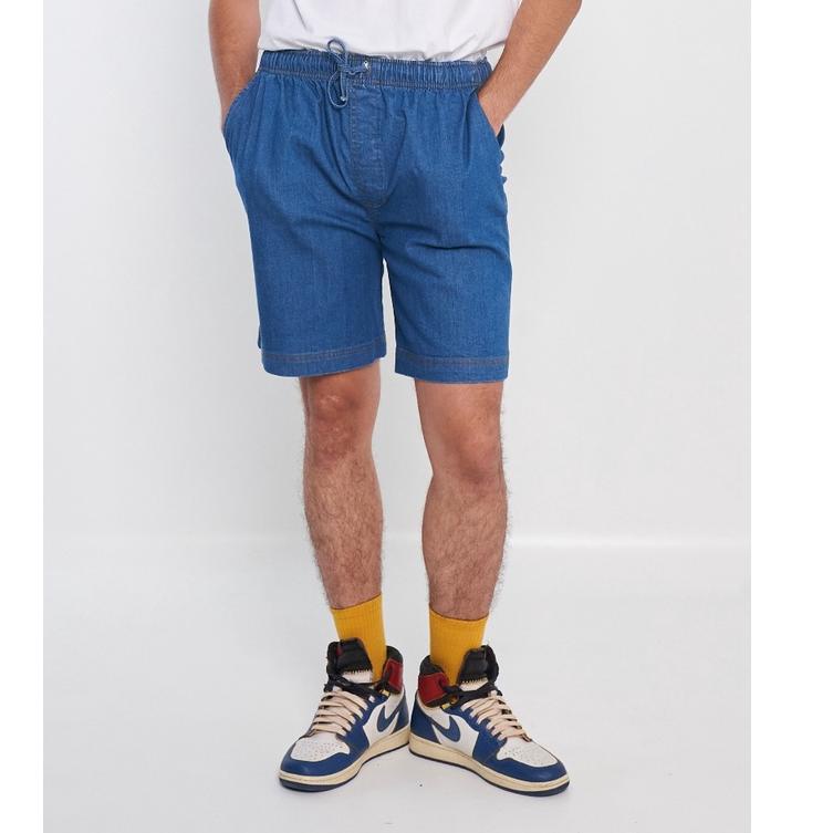 TERMURAH S92 Erigo Denim Short Pants Onondaga Medium Blue ボ