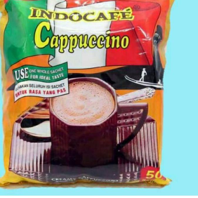 

Ω Indocafe Cappucino Bag 50bks Cappuccino ♔