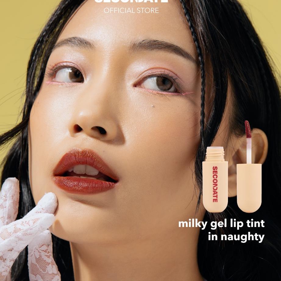 ➸ SECONDATE Milky Gel Lip Tint Naughty ➤