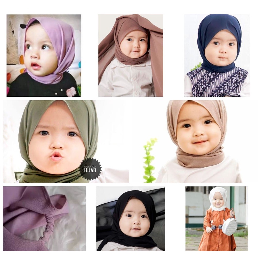 KERUDUNG PASHMINA KARET ANAK DIAMOND 1 SAMPAI 12 TAHUN