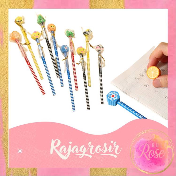 

ℛ - S5691 Pensil Penghapus / Pensil Karakter + Penghapus Pensil Lucu / Pensil Anak Lucu / Pensil Ada Penghapus Karakter Unik Lucu / Pensil Fancy Souvernir