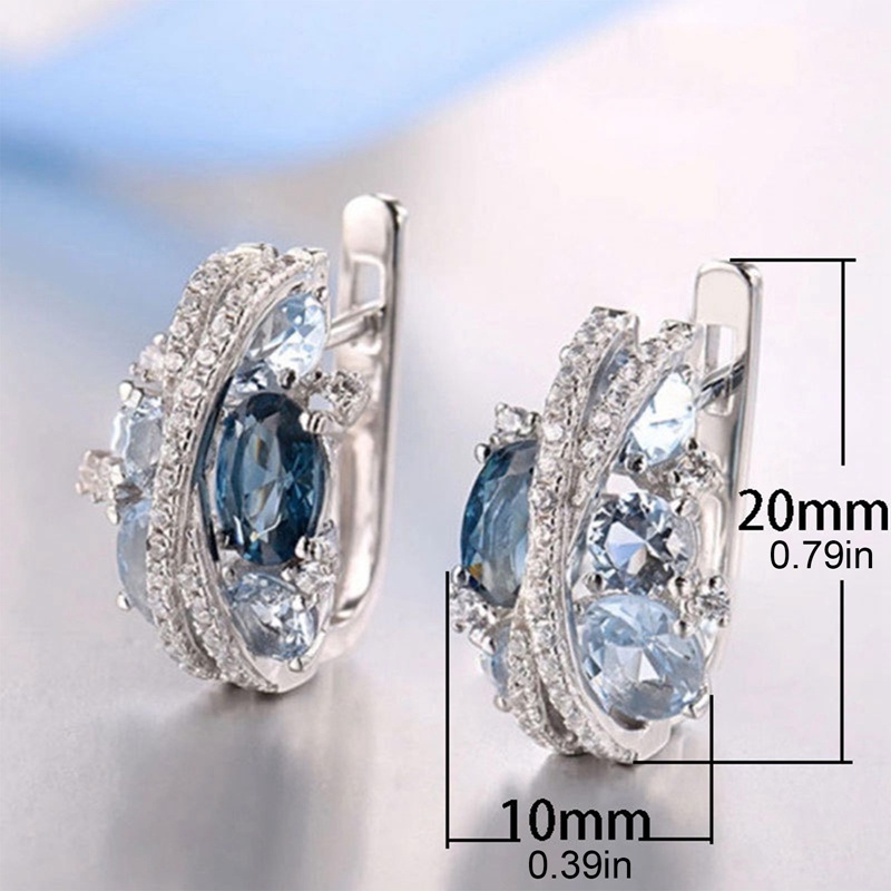 Anting Hoop Cubic Zirconia Berwarna Wanita Fancy Desain Salib Fashion Aksesoris Telinga Untuk Perhiasan Pesta Pernikahan Perempuan