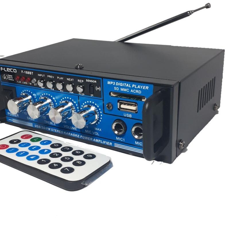 ✲ POWER AMPLIFIER BLUETOOTH F-188BT/AMPLIFIER SALON AKTIF F 188BT/POWER AMPLIFIER & MIXER /AMPLI FLE