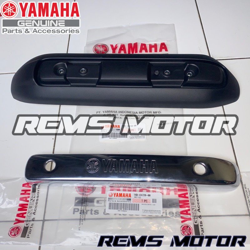 COVER KNALPOT MIO SMILE SOUL ORIGINAL YAMAHA COVER TAMENG KENALPOT ORI YGP