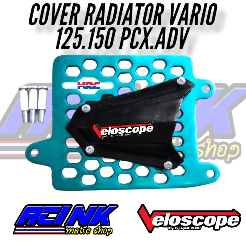 COVER RADIATOR HRC VARIO 125 150 PCX ADV CNC / TUTUP COVER RADIATOR HRC CNC VARIO 125 150 PCX ADV