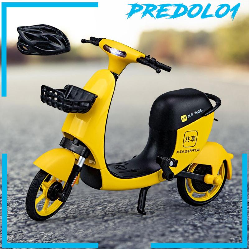 [Predolo1] Skala1:10 Modern Sepeda Elektrik Model Desktop Patung Ornamen Miniatur