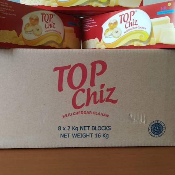 

❅ Keju Topchiz Cheddar 2kg Top Chiz ➢