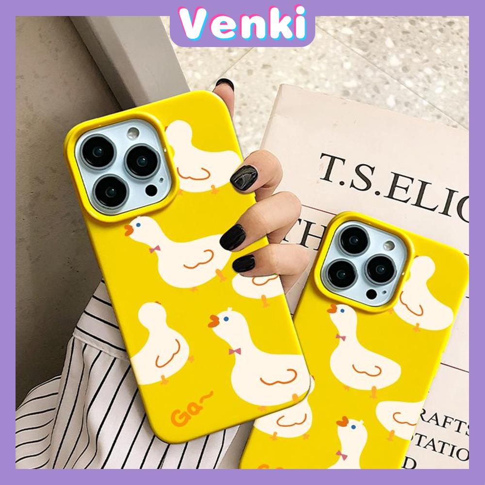 Phone Case Soft TPU Glossy Yellow Candy Case Cute Cartoon Duck Camera Protection Shockproof For iPhone 14 13 12 11 Pro Max 7 8 Plus X XR