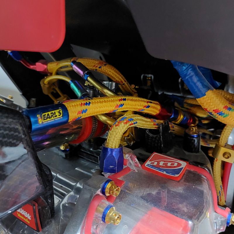 Emblem klem slongsong plumbing cnc selang fpr oil cooler ototrend thailook babylook