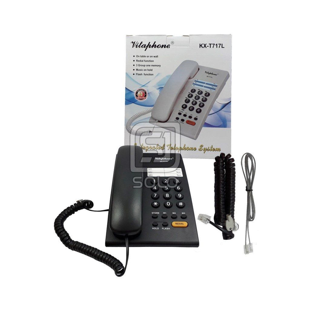 Telp Rumah Telepon Kantor Telephone Hotel Telpon Vitaphone 717 KX-T717L