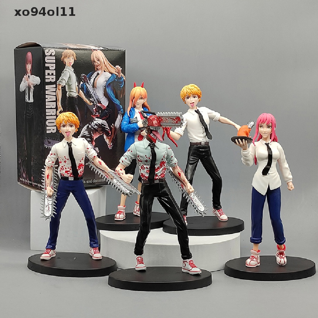 Xo Anime Chain Man Figure Denji Makima Figure Koleksi PVC Action Figure Mainan OL