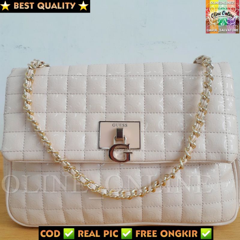 tas kobo spring collection 2023 wanita shoulder bag bahu punggung pundak office coating canvas elegant big quilted gs bag