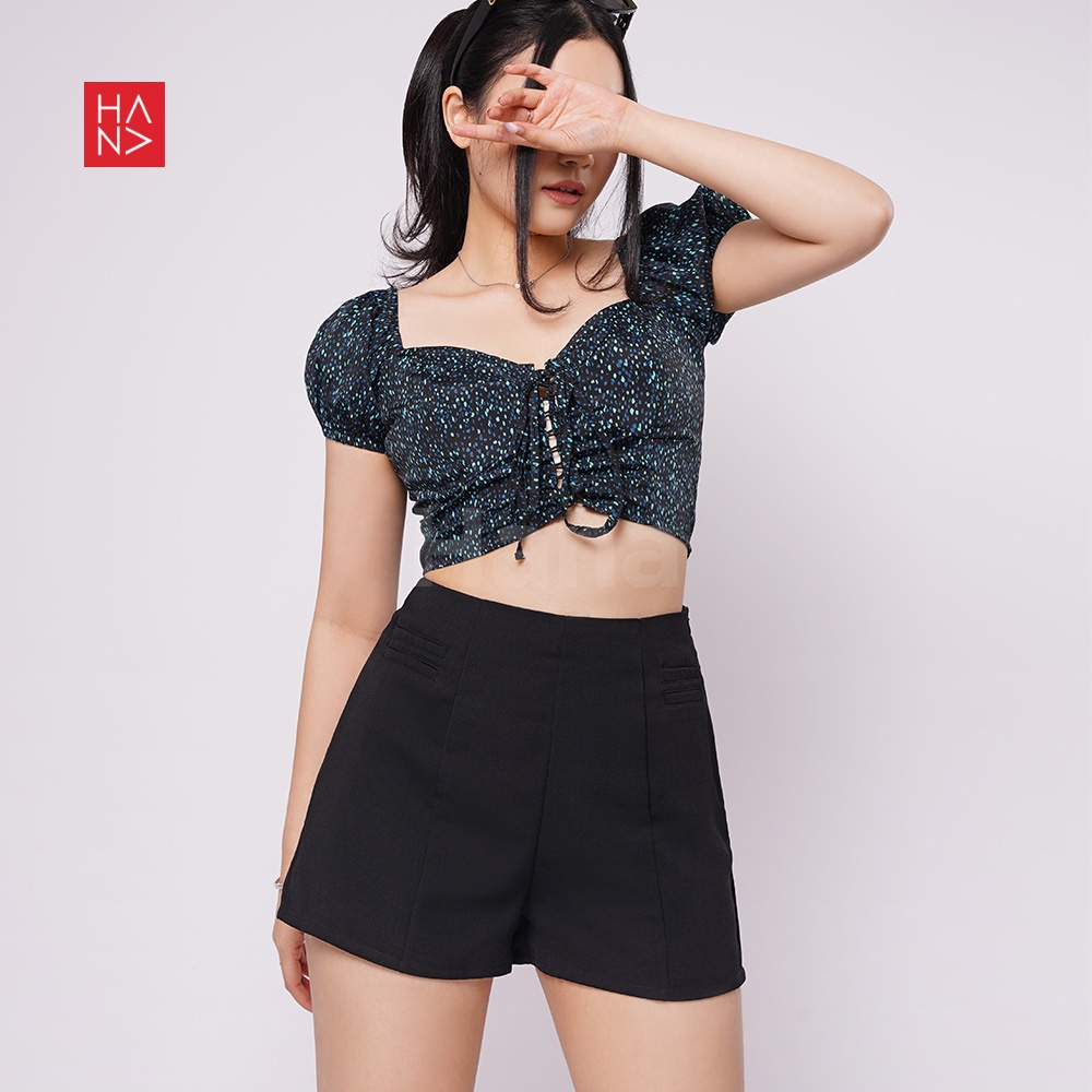 Hana Fashion - Biwa Short Pants Celana Pendek Wanita Colorful - SP145