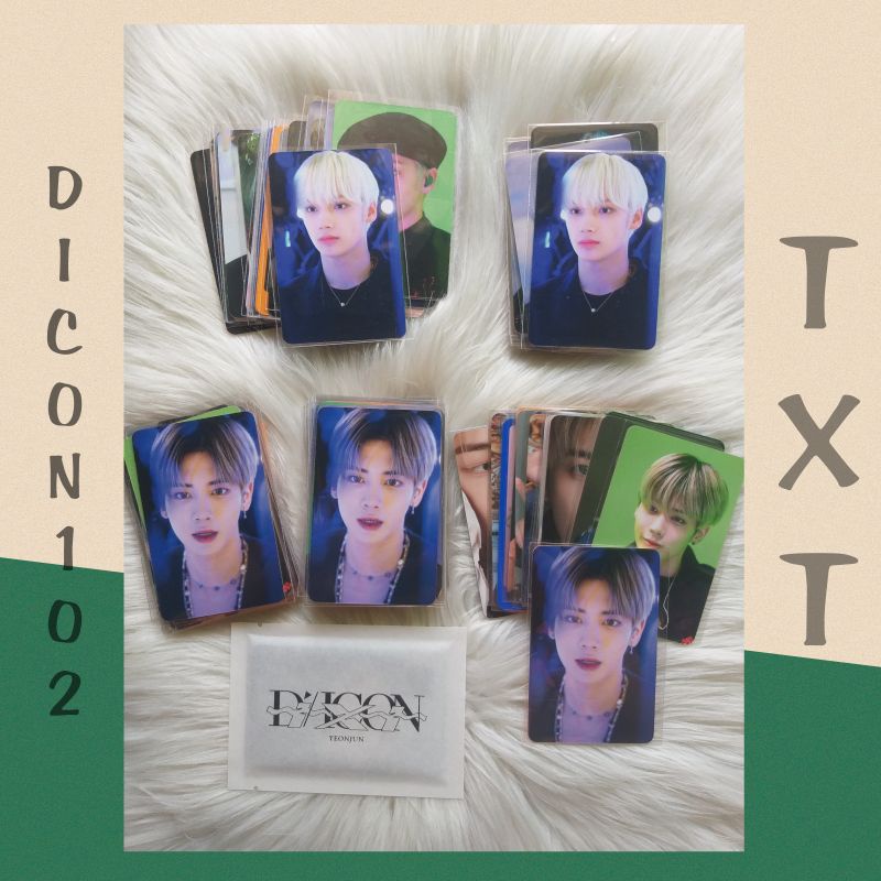 [READY STOCK] DICON TXT ~ 102 Photocards (PB Yeonjun, PB Beomgyu, Taehyun, Heungkai SET)