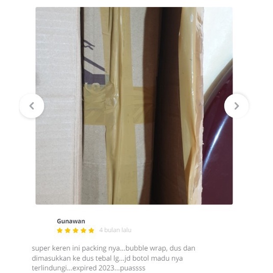 

madu- madu uray / madu lebah hutan / 100% raw natural honey 640 ml -madu