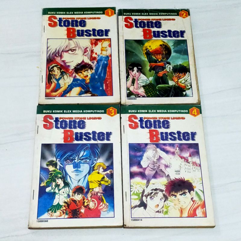 Komik manga Ex-TB Power Stone Legend STONE BUSTER #1-4