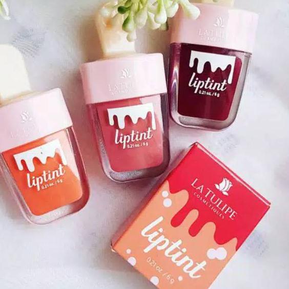 ❃ ORIGINAL La Tulipe Cosmetiques Lip Tint Ice Cream Liptint Es Krim ♡