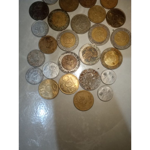 koleksi uang koin lama