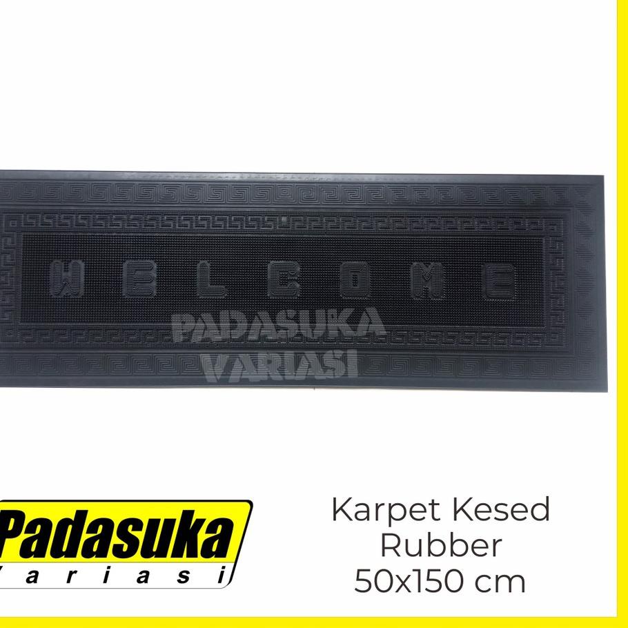 ❄ Keset Welcome Home Panjang Karet Keset Welcome Home Tebal Besar Jumbo Keset Kaki 150x50 cm ♜