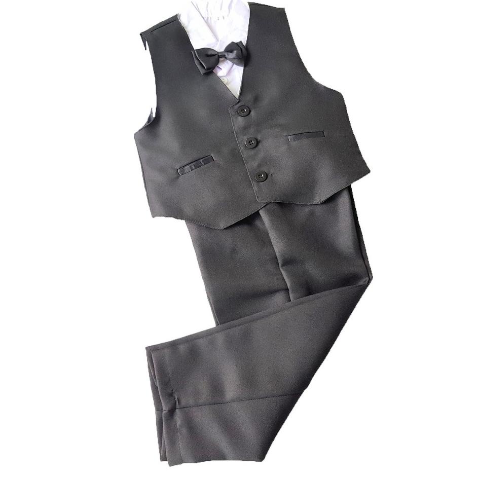 ➥ Setelan rompi anak bayi 4in1 /setelan jas anak hitam bayi kode j25H ☝