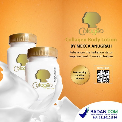 [BPOM] Bibit Pemutih Collagen Body Lotion Mecca Anugrah