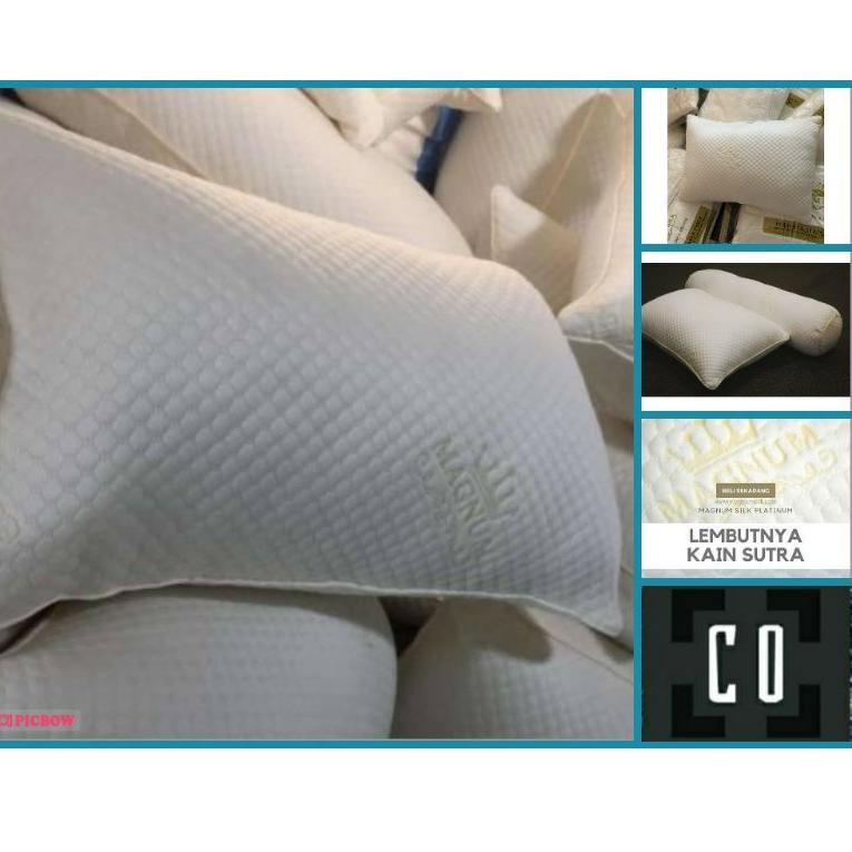 T34 Bantal Guling Hotel Magnum Silk Premium 1150 gram | Bantal Tidur 100% Original PROMO SPESIAL レ