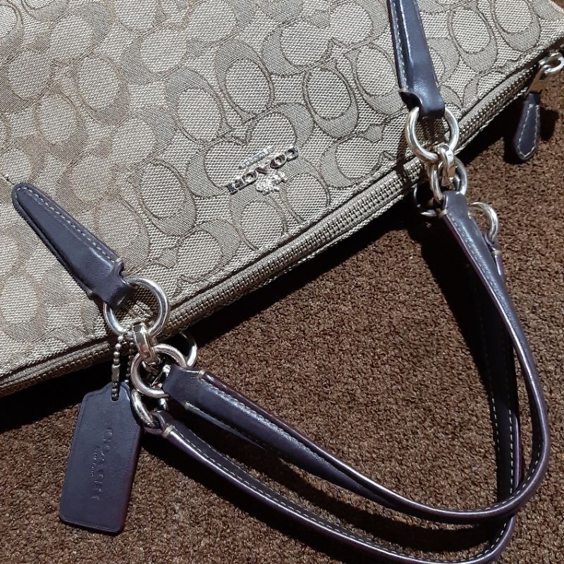 coach kelsey kanvas small