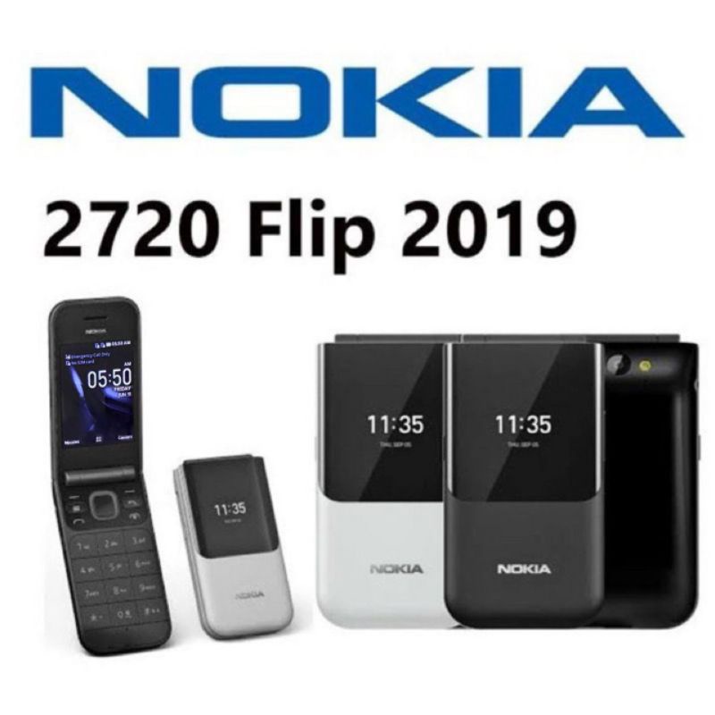 NOKIA LIPAT 2720  / NOKIA FLIP 2720 NEW DUAL SIM HARGS TERJANGKAU