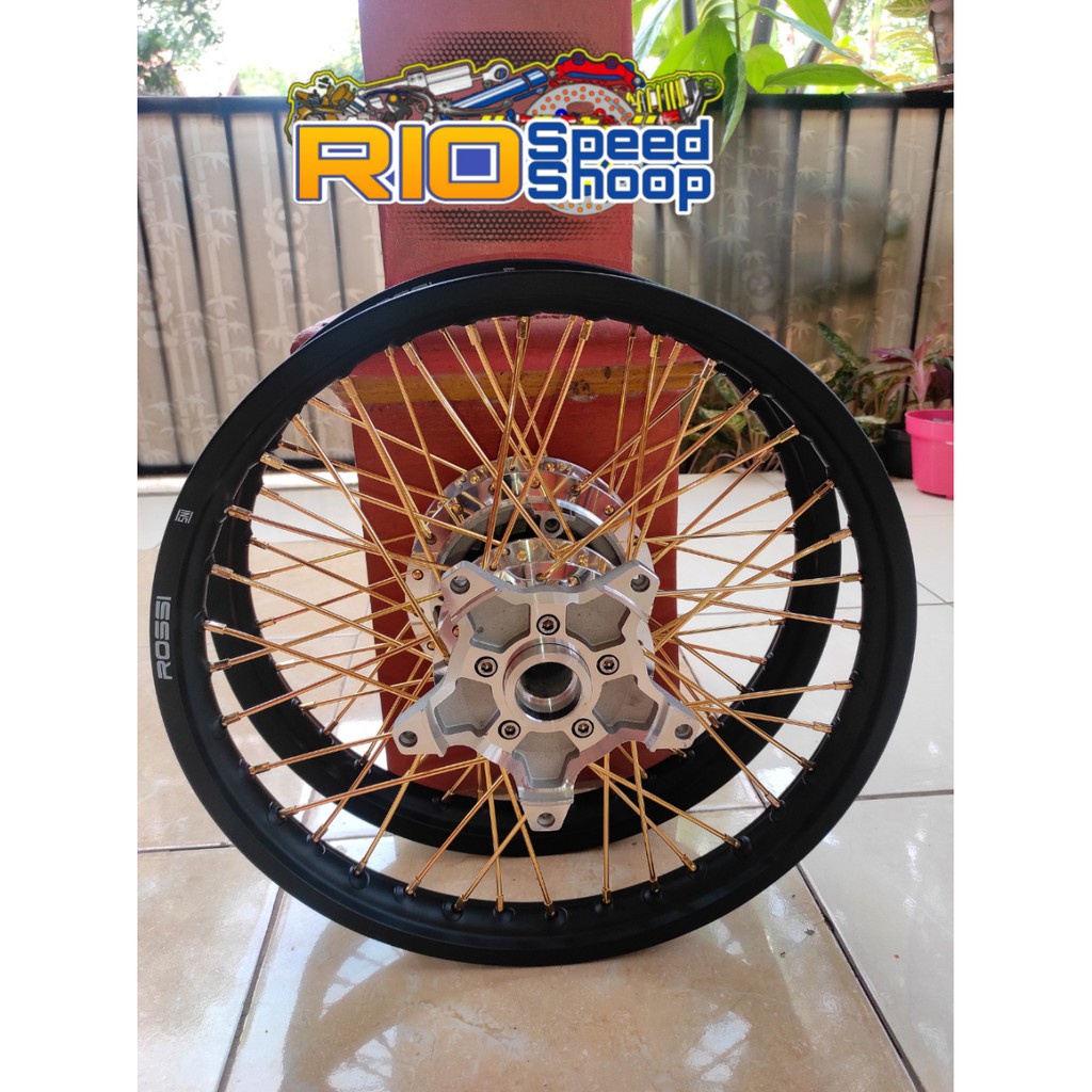 VELG SET JARI JARI RUJI CB150R NEW DAN CBR 150 NEW FACELIFT  UKURAN 17X140 17X160