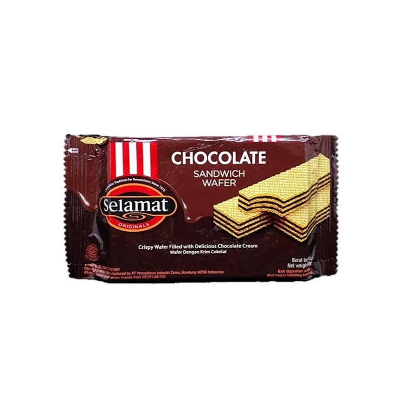 

Selamat Sandwich Wafer Chocolate 45g