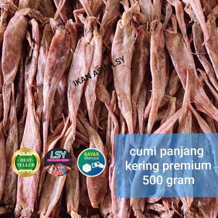 

☛ ikan asin cumi panjang super 500gr ☜