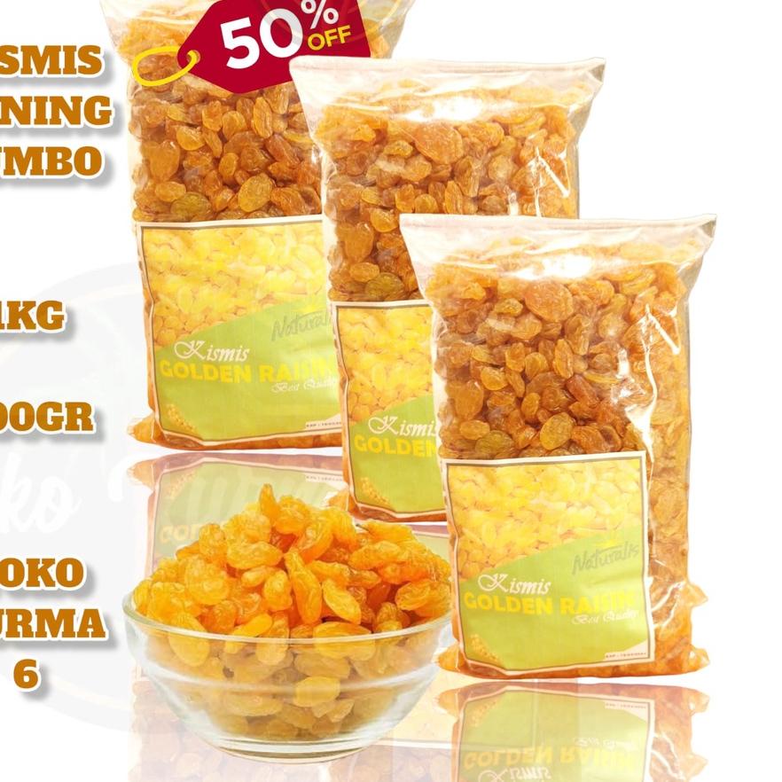 

♪ KISMIS KUNING JUMBO 1KG ☺
