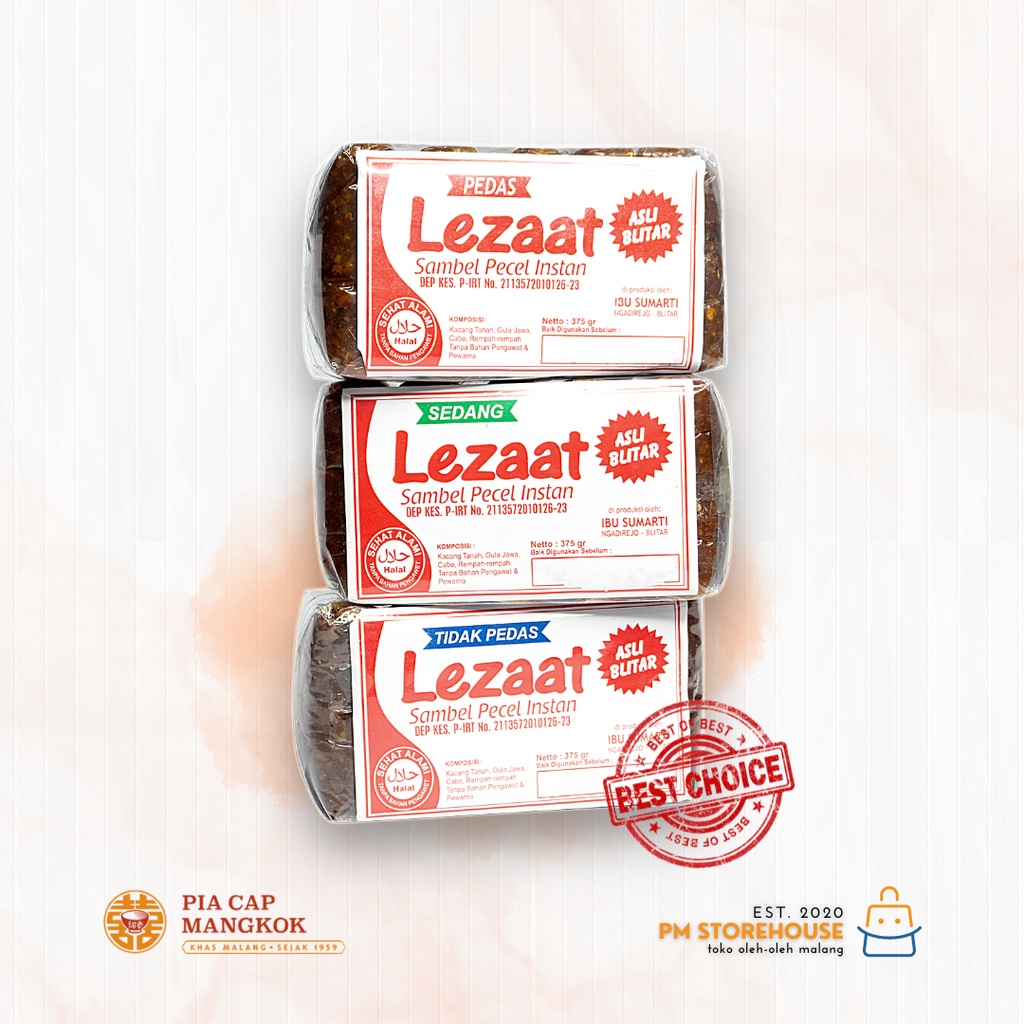 Bumbu Pecel Instant / Bumbu Masak Instant - Lezaat