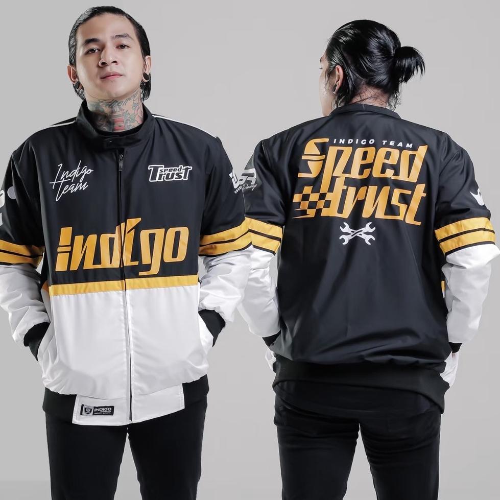 SALE TERBATAS Nascar Jacket Racing Jaket Varsity Pria Wanita Original INDIGO Jaket Motor -JAKET PRIA