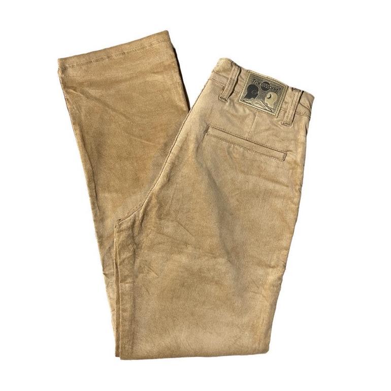 TERPERCAYA Transworld Celana Corduroy Panjang Legular Fit Khaki