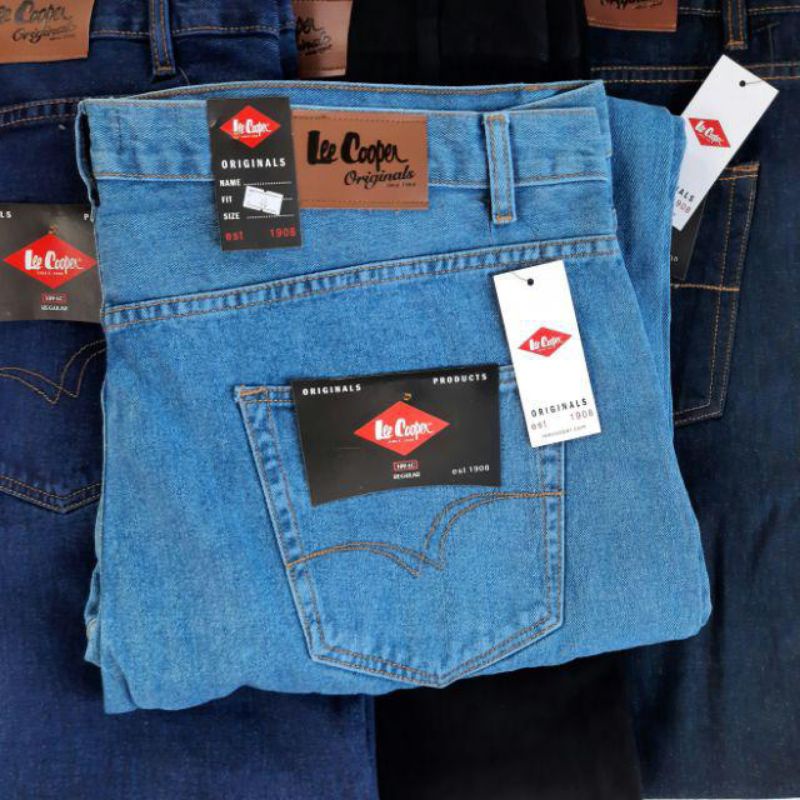 (Big Size) Celana Jeans Pria Jumbo Bisa Banyar Di Tempat