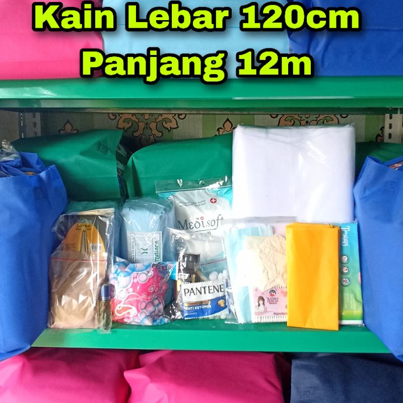 Set Kain Kafan Super Perlengkapan Jenazah Komplit | Untuk Paket Jenazah Laki-Laki 1 Set