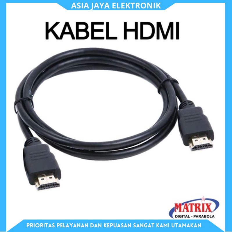 Kabel HDMI ke HDMI cocok untuk receiver/set top box Quality premium