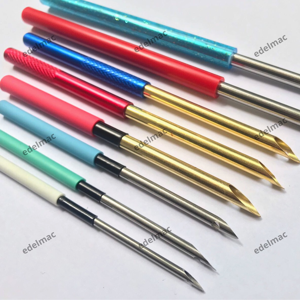 Jarum Alat Sulam Punch Needle Embroidery Tool Knitting Poking Cross Stitch Pen Sewing Handicraft DIY