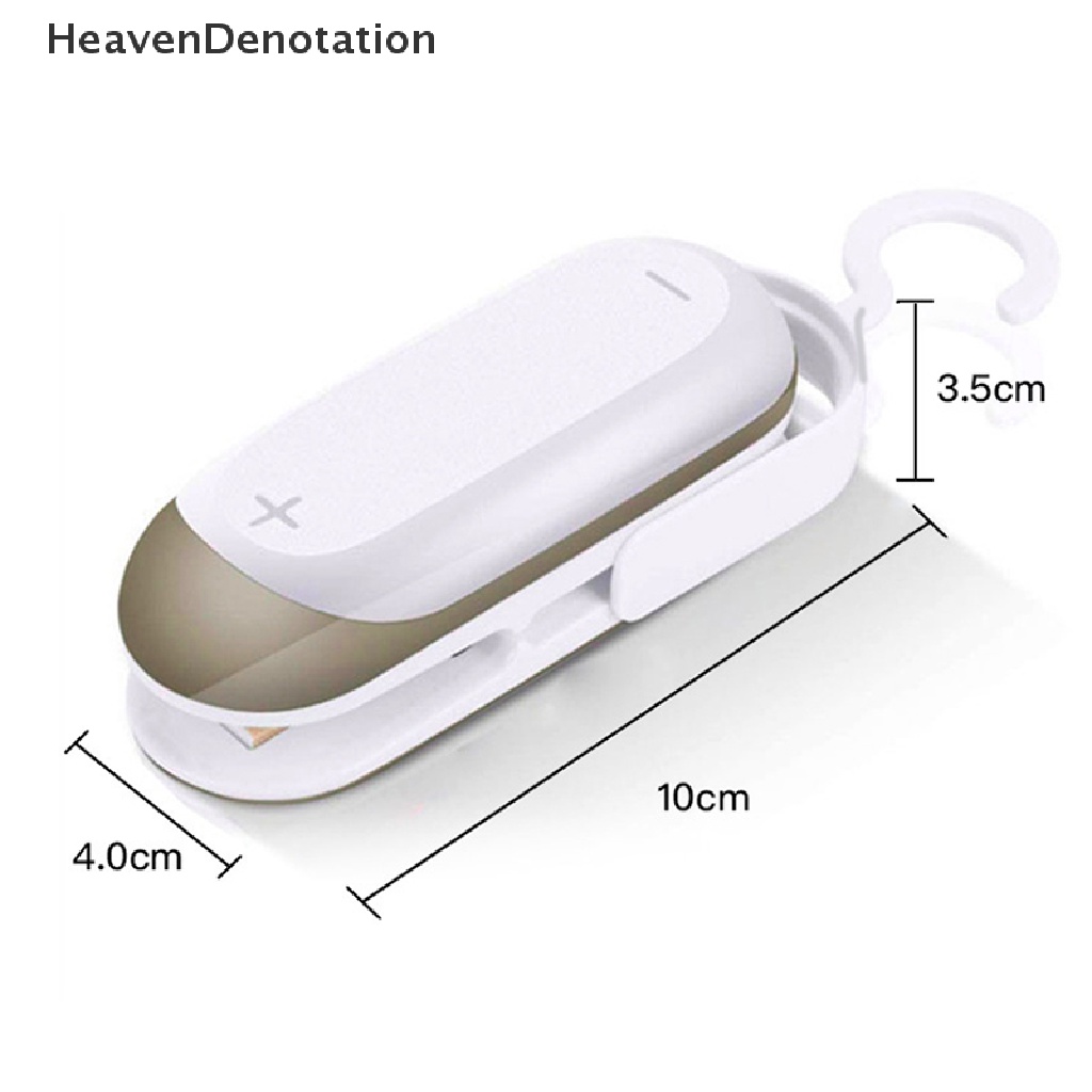 [HeavenDenotation] Kitchen Mini Bag Sealing Machine Vacuum Sealer Makanan 2in1 Heat Sealer Handheld Portable Bag Sealer Mesin Pengemas HDV