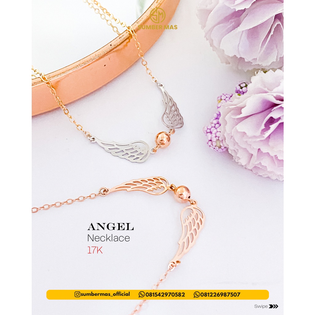 ANGEL NECKLACE 17K - SUMBER MAS