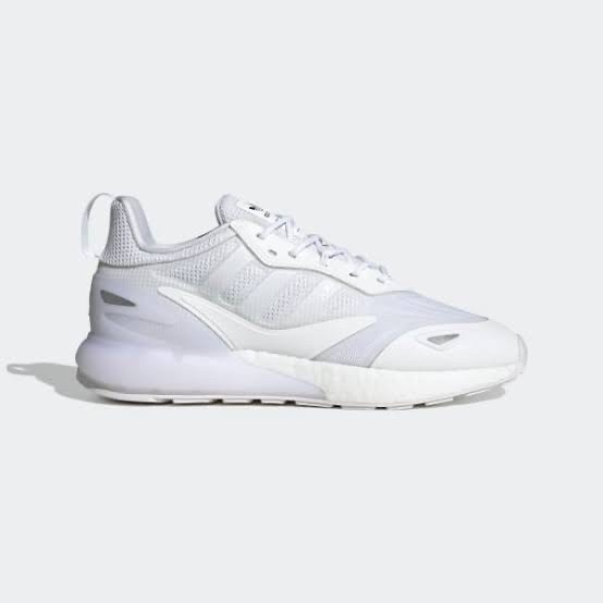 ADIDAS ZX 2K BOOST 2.0 Triple White ORIGINAL 100% - 42 2/3 (27cm)
