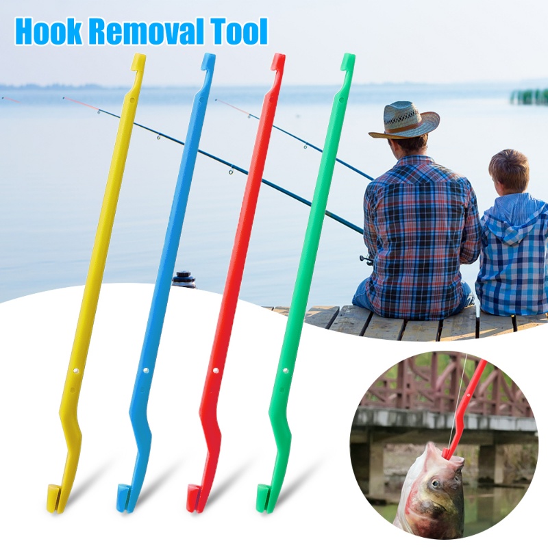 [Warna Random] Quick Fish Hook Remover Alat Pemancingan Disgorger Plastik Portable Unhook Extractor Fishing Tackle Aksesoris