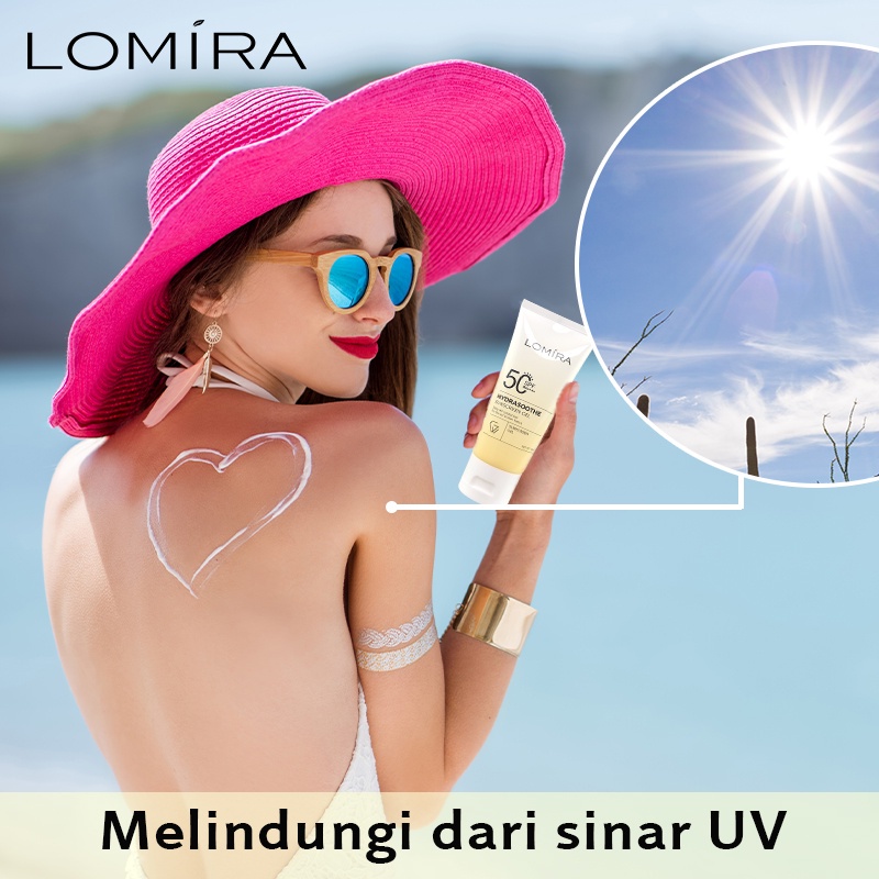 Lomira Hydrasoothe Sunscreen Gel SPF50 PA++++ 50ML