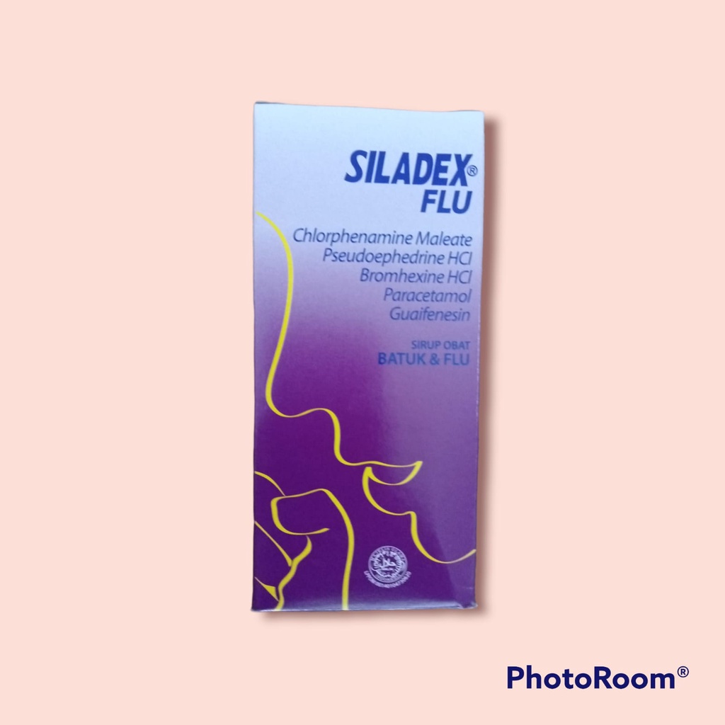 Siladex flu 60ml/obat flu/sirup obat flu/siladex/obat flu dewasa